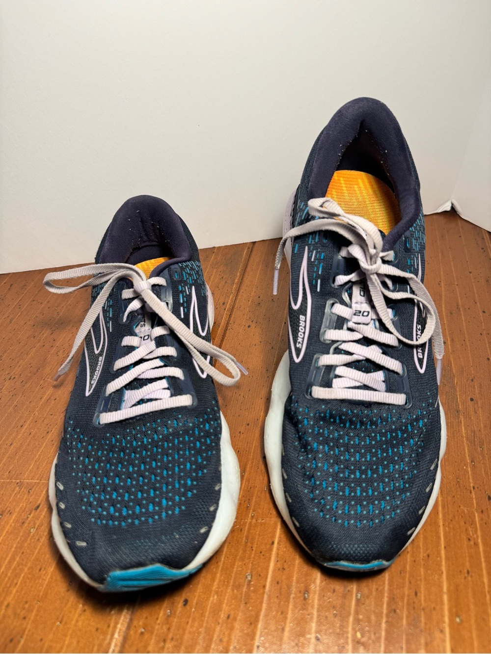 BROOKS Glycerin GTS 20 Running Shoes Women's Size 10.5 Blue/Teal Sneakers